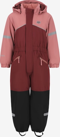 ZigZag Athletic Suit in Red: front