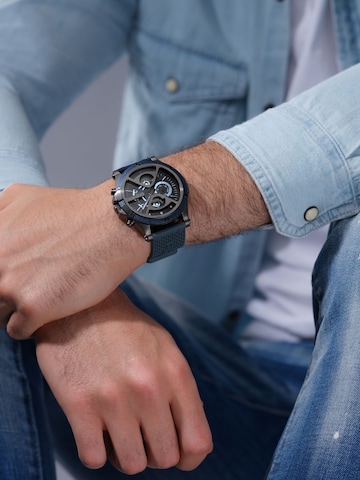 POLICE Analoog horloge 'Surigao' in Blauw: voorkant