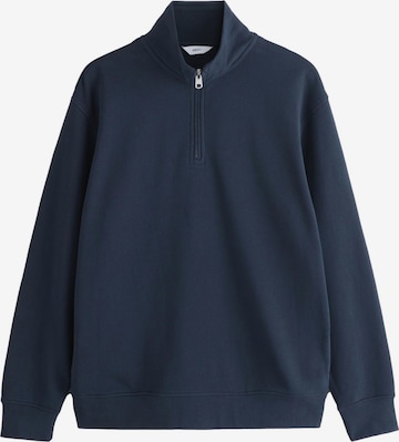 Sweat-shirt Next en bleu : devant