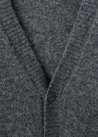 MANGO MAN Cardigan mantua in Grau