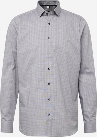 OLYMP Regular fit Button Up Shirt in Grey: front