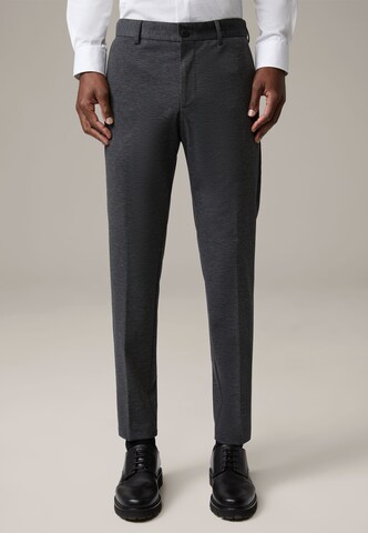 Coupe slim Pantalon chino 'Tius' STRELLSON en gris : devant