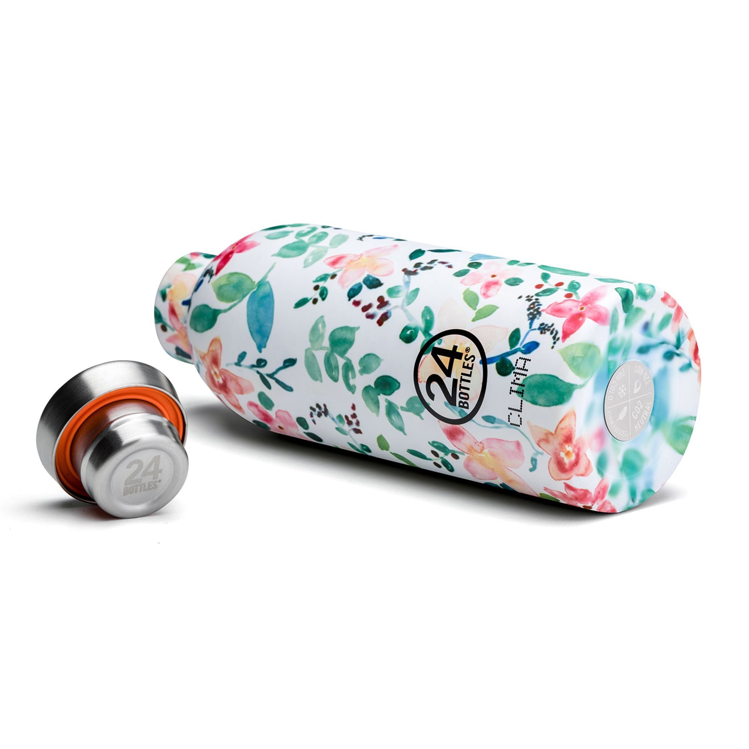 Borraccia 'Clima 500 ml' di 24Bottles in bianco