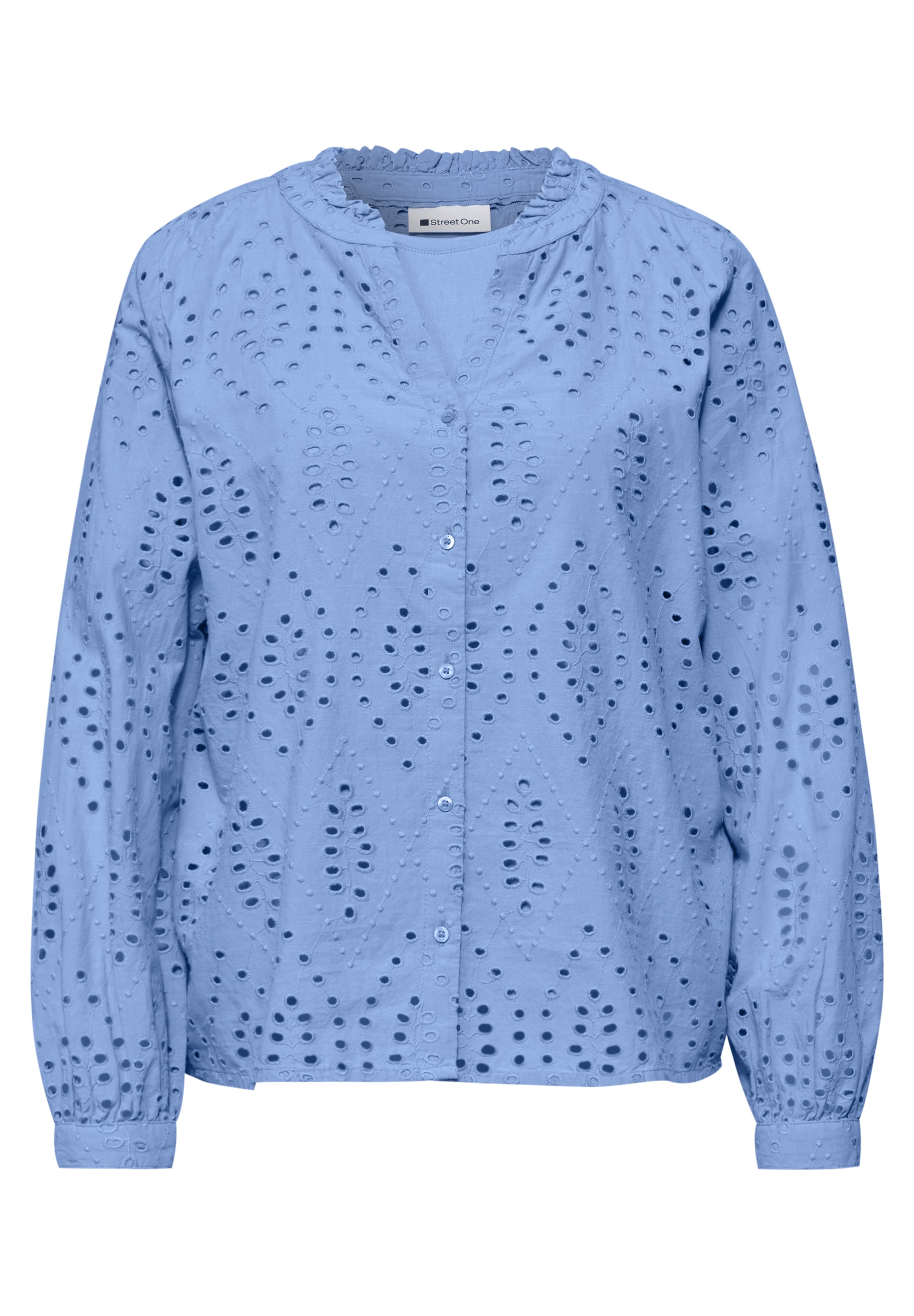 STREET ONE Bluse in Blau: Vorderseite