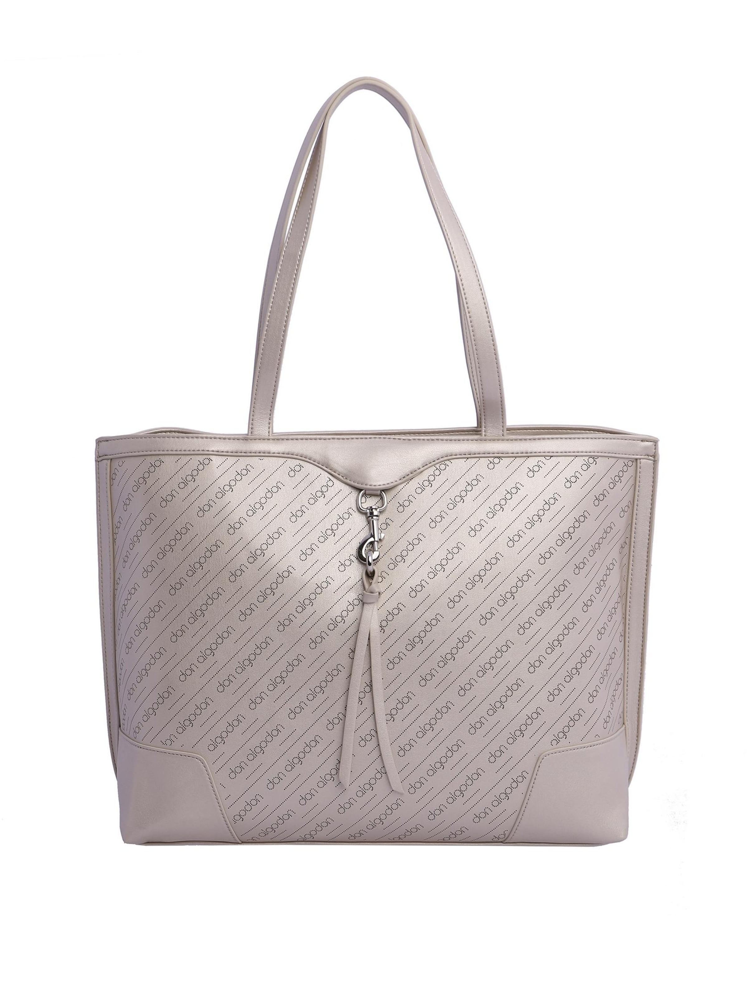 Don Algodon - Shopper 'Bolso shopper para mujer Don Algodon Gema de piel sintética' en beige: frente