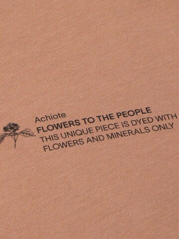 Thinking MU T-Shirt 'Flowers' in Pink