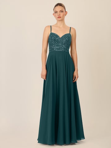 APART Evening Dress in Green: front