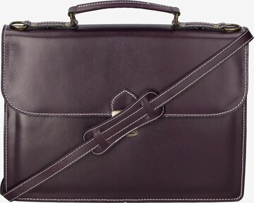 Gave Lux Document Bag in Purple: front