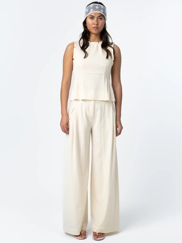 Coster Copenhagen Top ' Shiny ' in Weiß