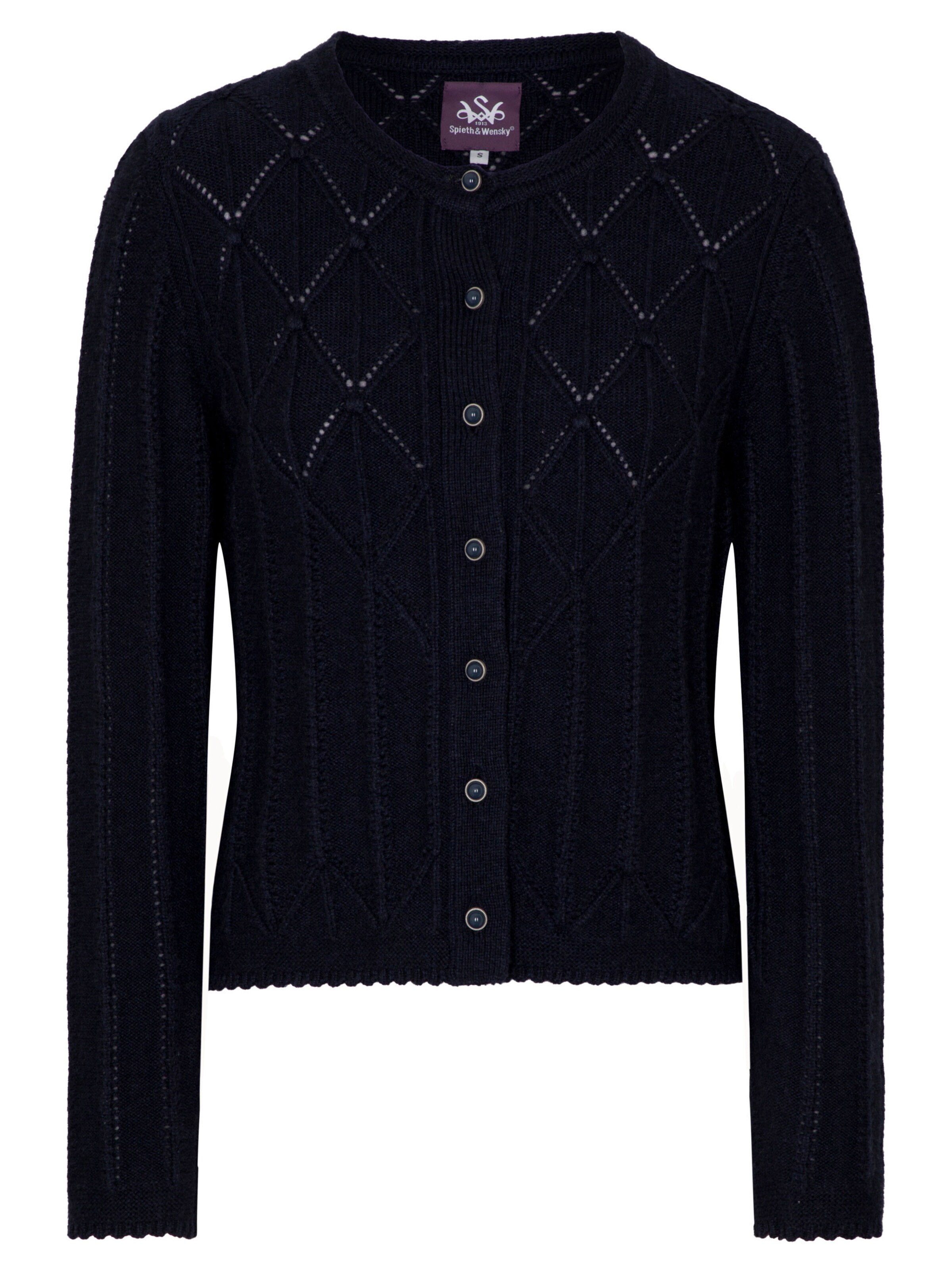 Cardigan 'Funkie' SPIETH & WENSKY en bleu : devant