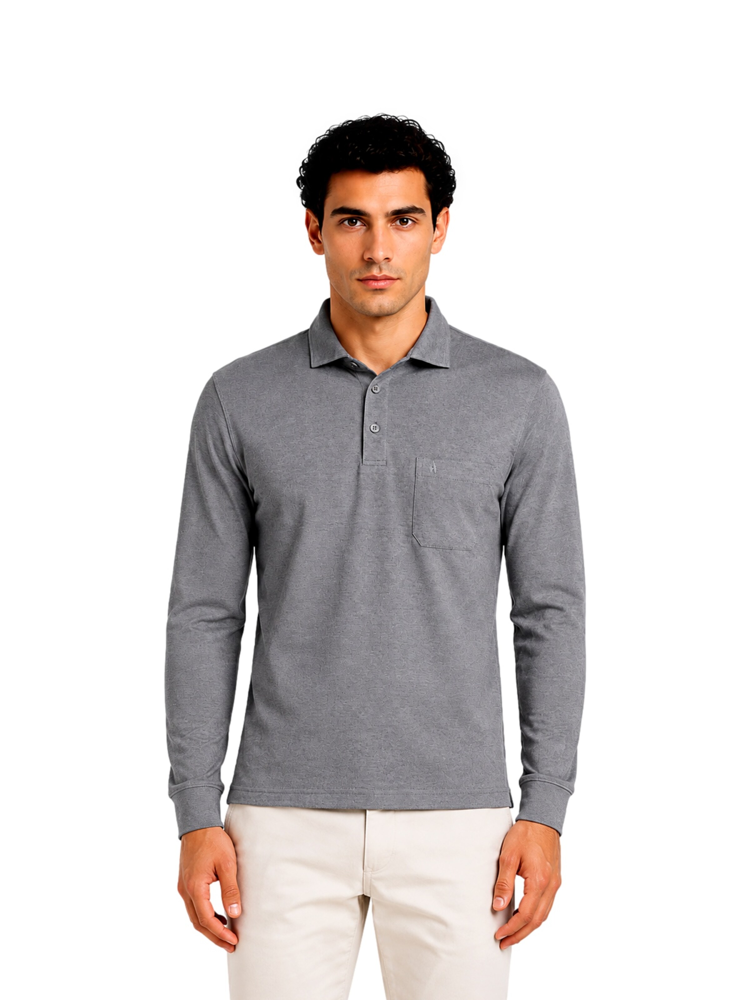 T-Shirt Ragman en gris : devant