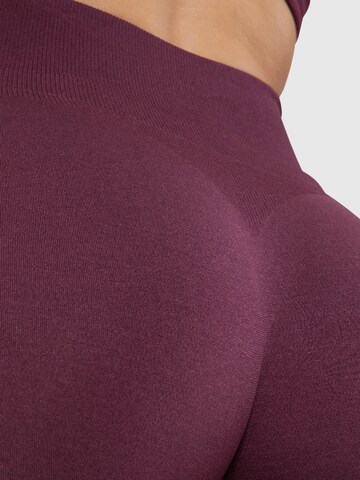 Coupe slim Leggings 'Layne' Smilodox en violet