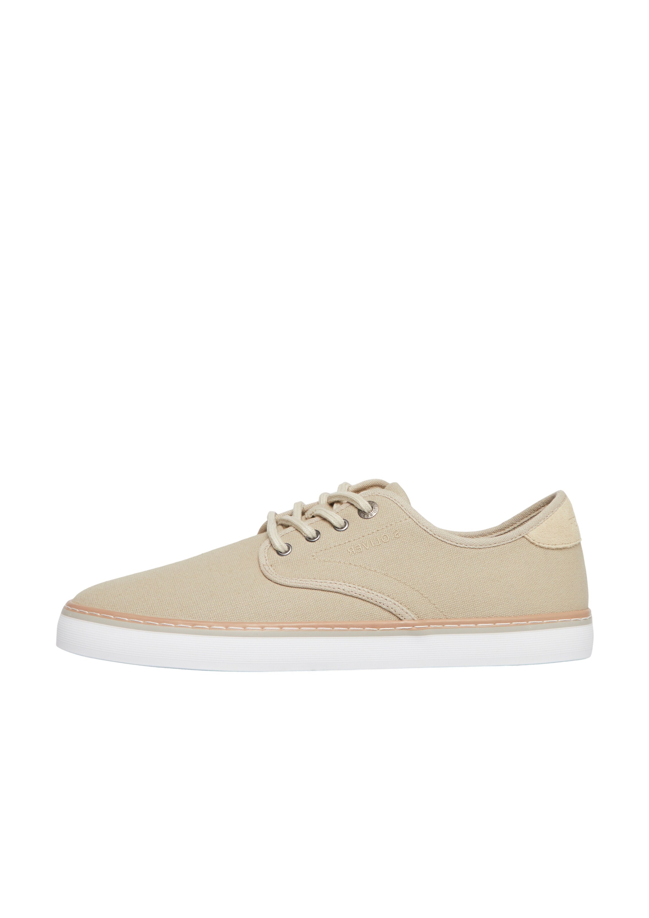 s.Oliver Sneakers laag in Beige: voorkant