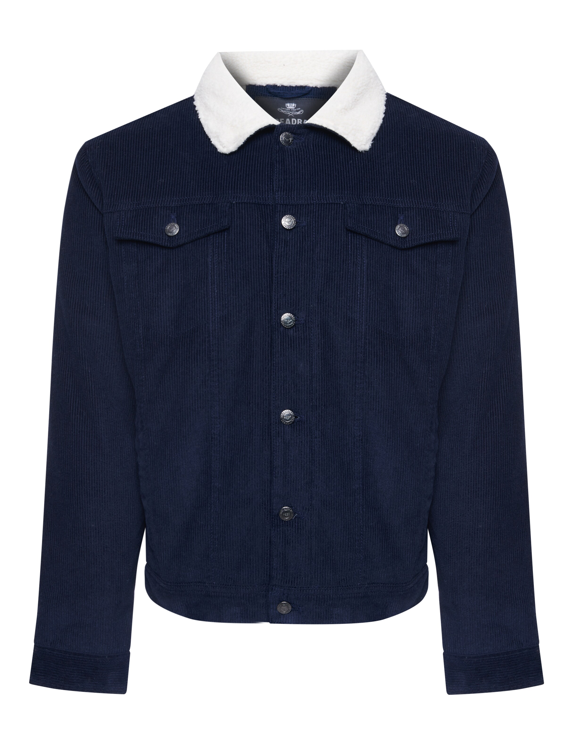 Threadbare Between-Season Jacket 'Philip' in Blue: front