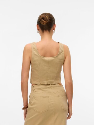 VERO MODA Vest 'VMWild' i beige