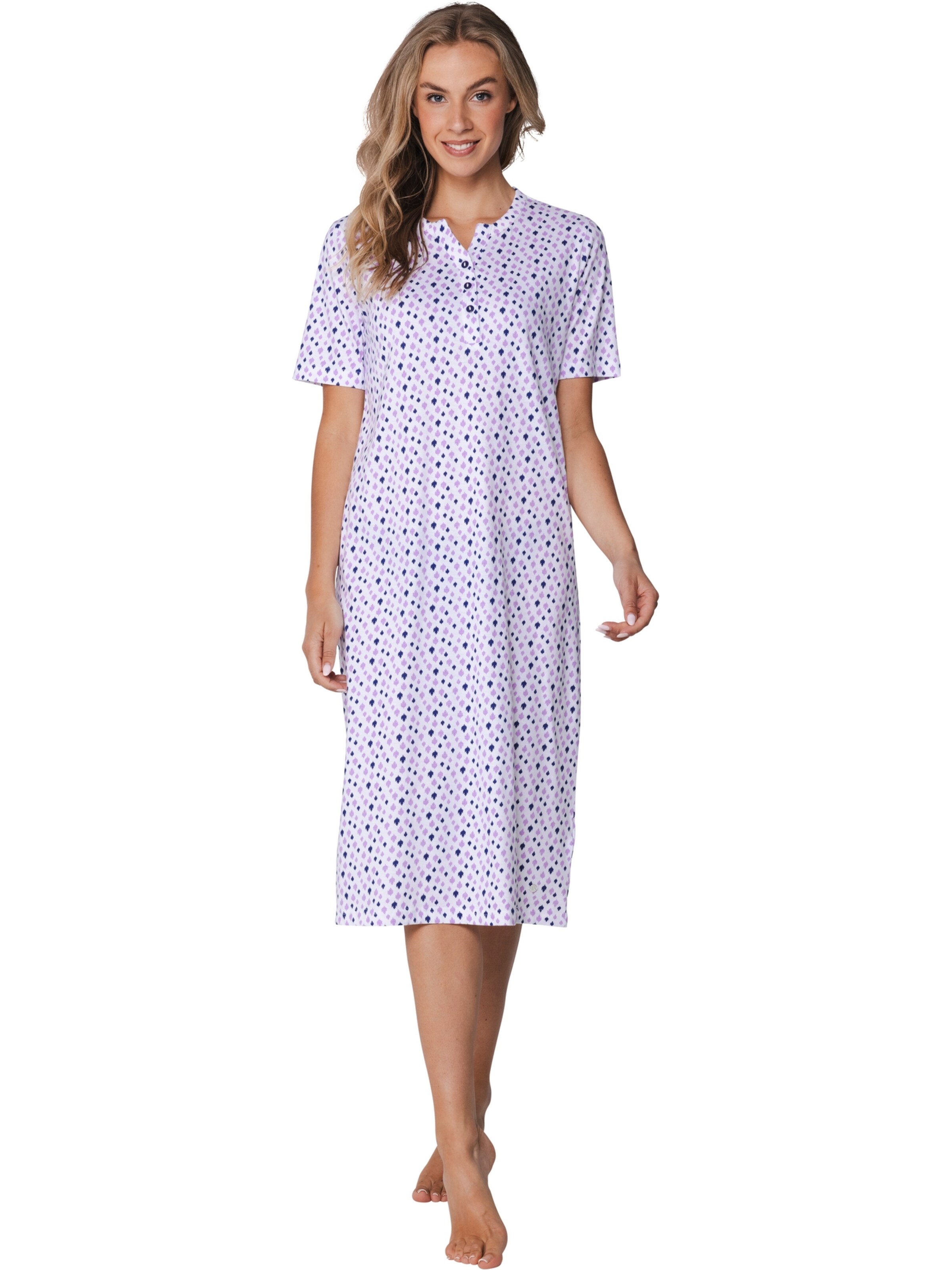 Pastunette Nightgown 'Nightdress with buttons (115 cm)' in Blue