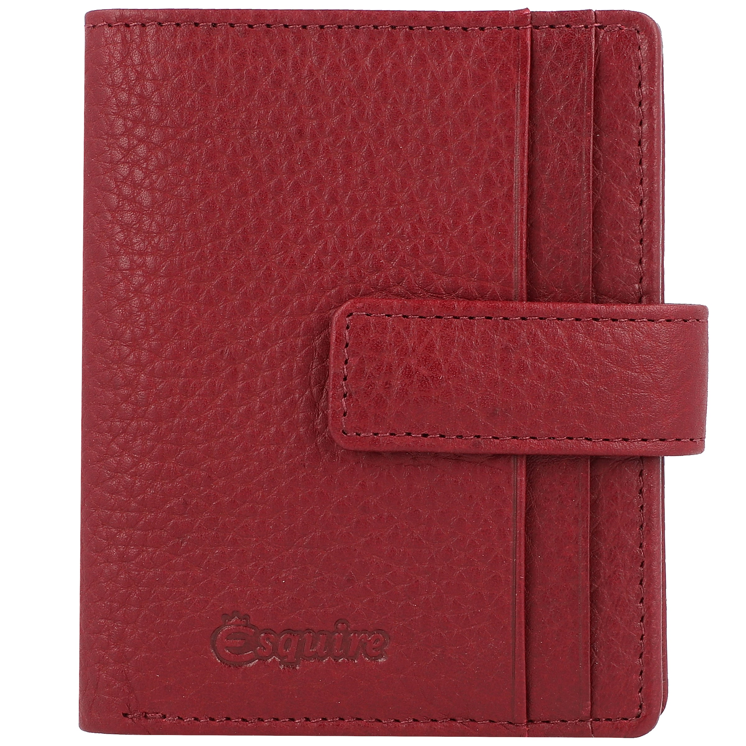 Esquire Wallet in Red: front
