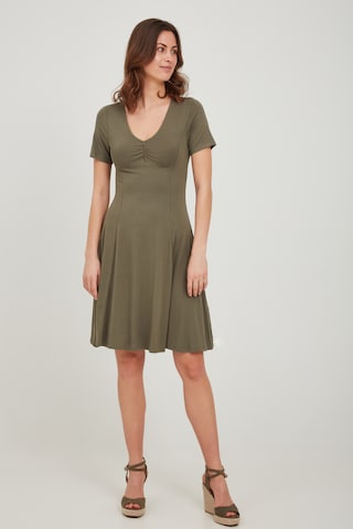 Fransa Summer Dress in Green