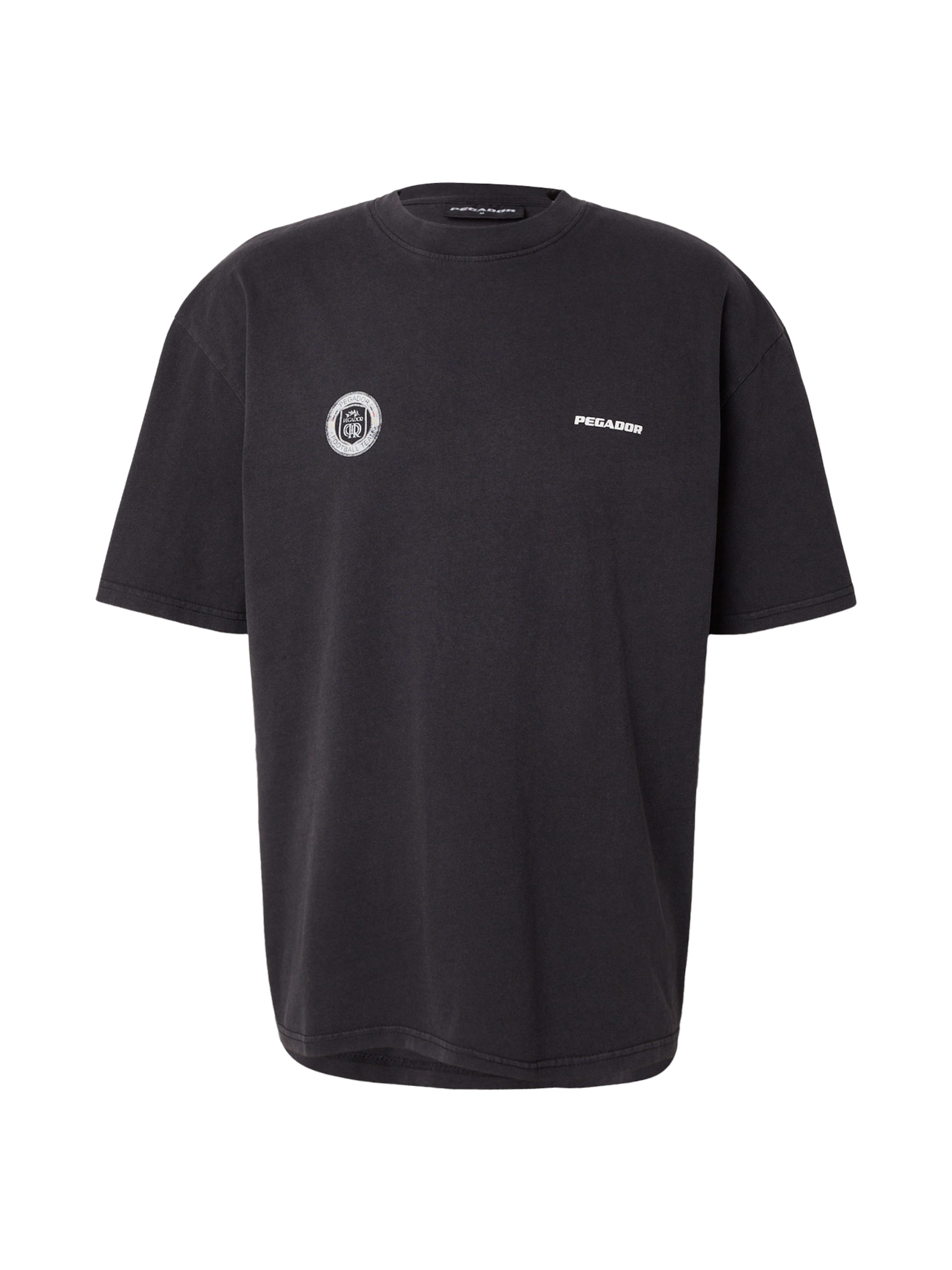 Pegador T-Shirt 'BOCHUM' en XS en gris clair / noir chiné / blanc, Vue avec produit