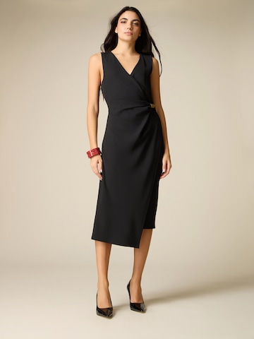 Robe oltre en noir : devant