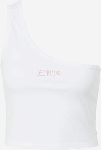 LEVI'S ® Top 'Graphic Pool Tank' in White: front