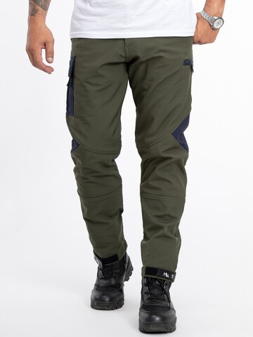 Rock Creek Regular Outdoorhose in Grün: Vorderseite