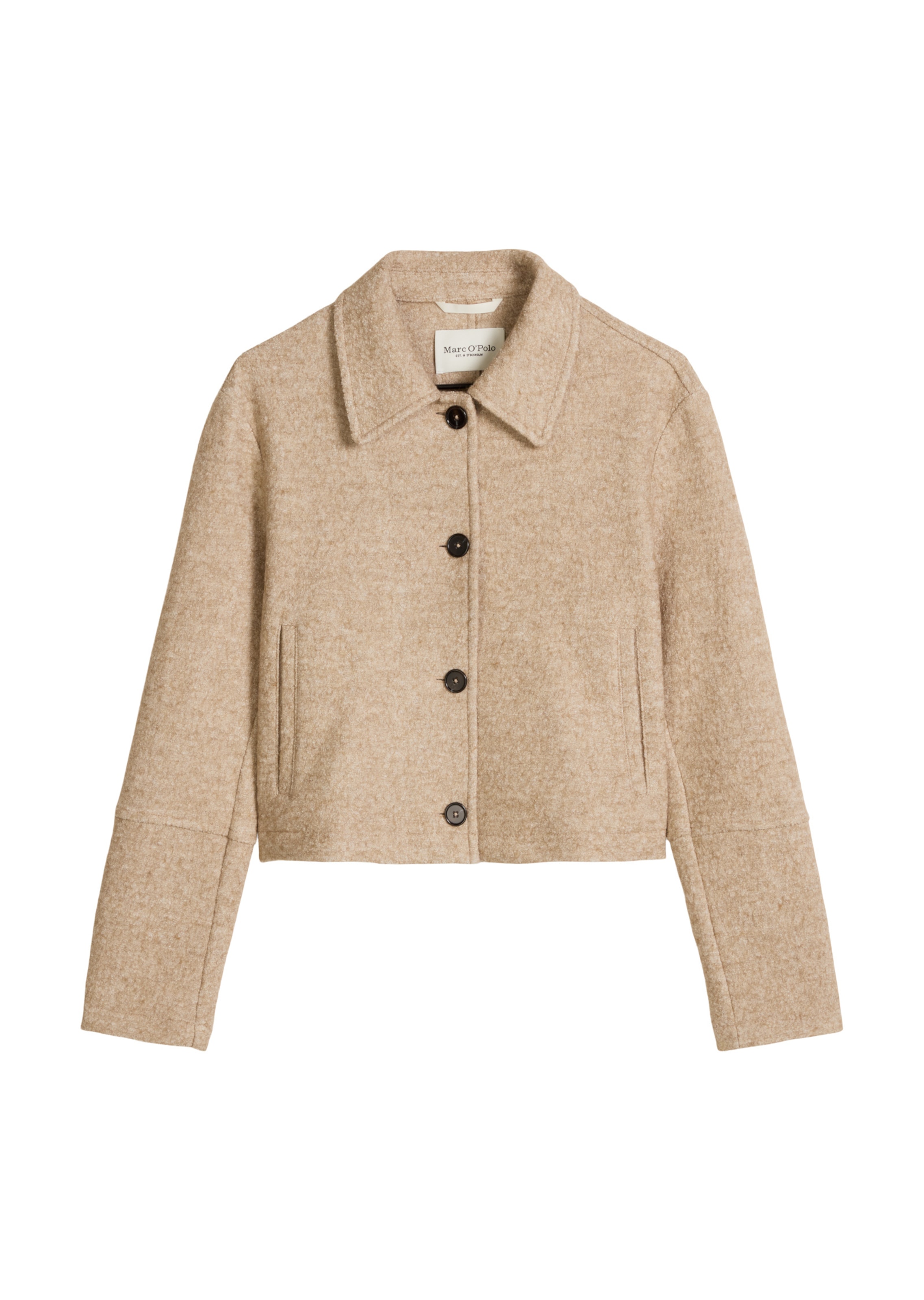 Veste mi-saison Marc O'Polo en beige : devant