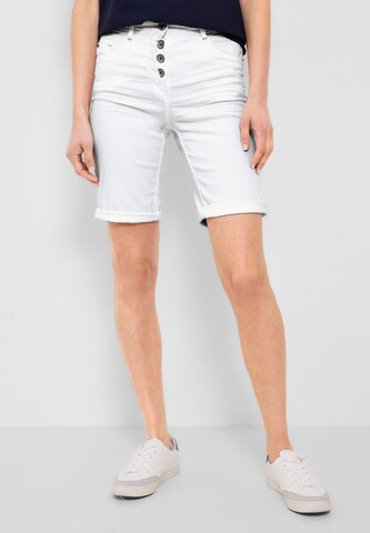 CECIL Slim fit Jeans in White: front