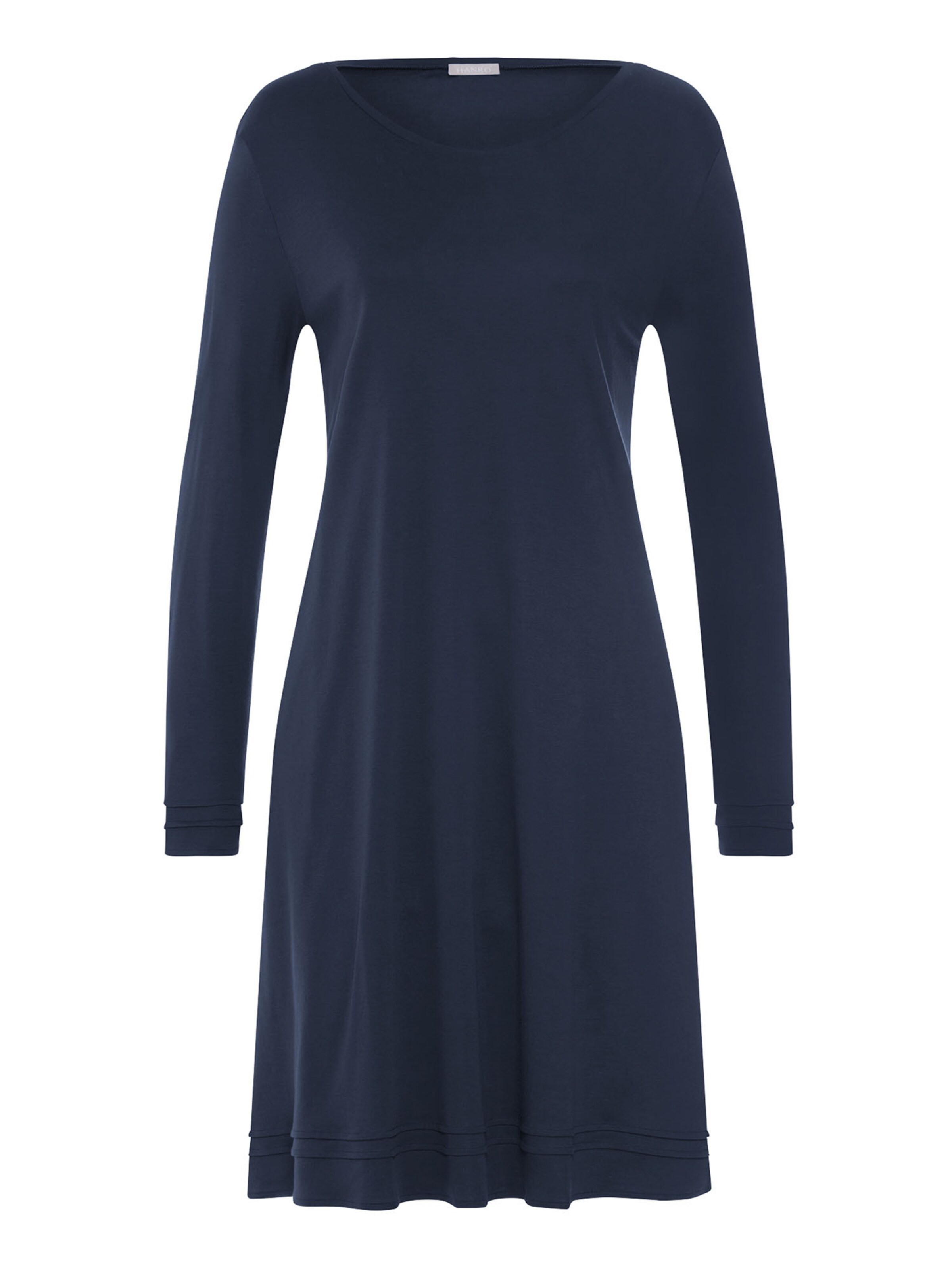 Hanro Nachthemd ' Pilar ' in Blauw: voorkant