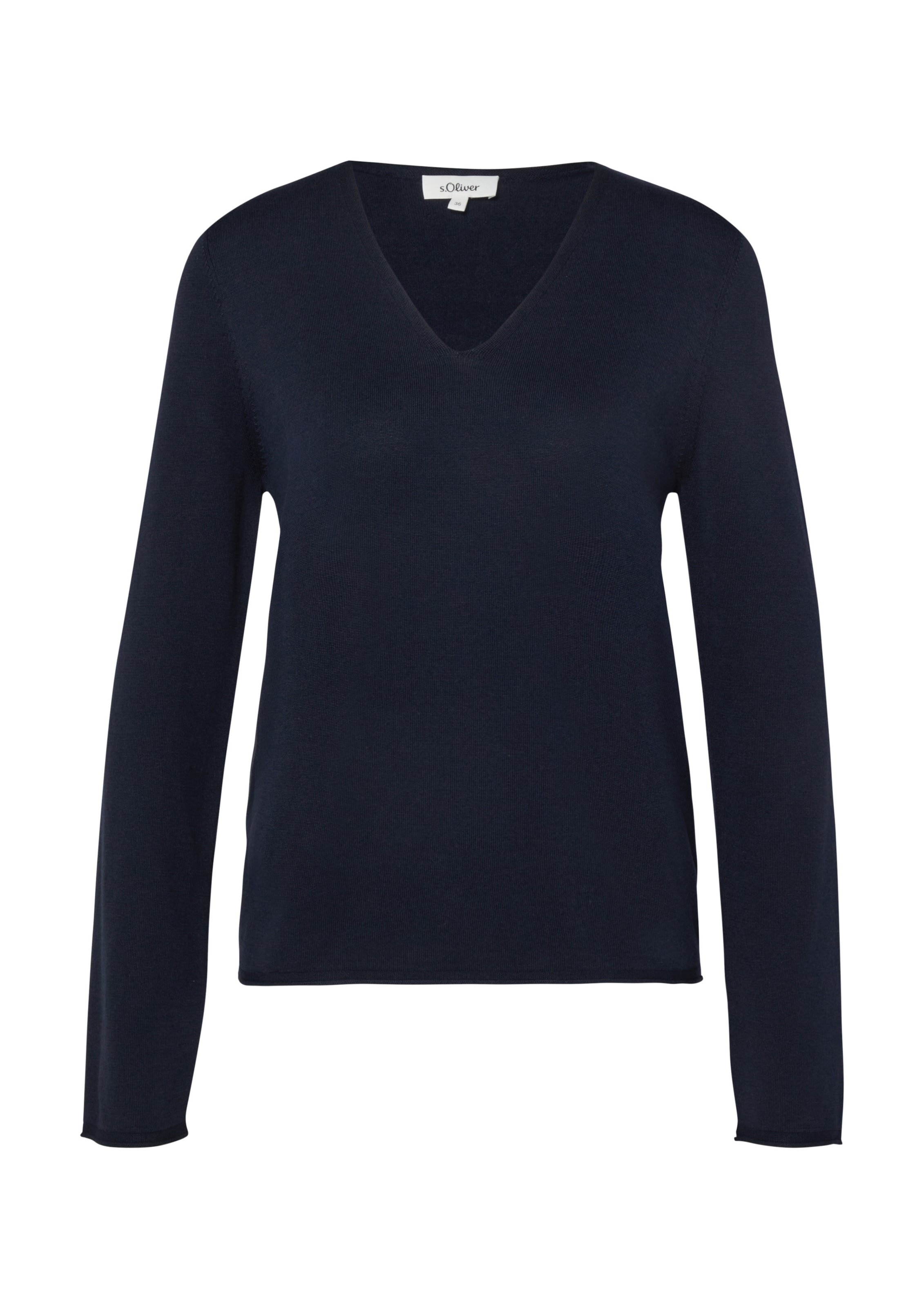 s.Oliver Pullover in Blau: Vorderseite