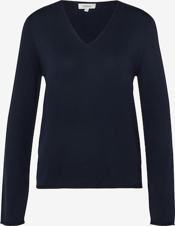 Pull-over s.Oliver en bleu : devant
