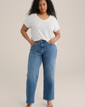 WE Fashion T-shirt i vit