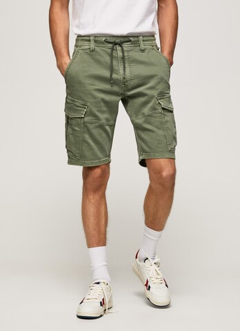 Pepe Jeans Regular Cargobroek 'Jared' in Grijs: voorkant