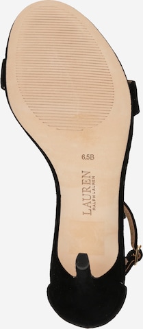Lauren Ralph Lauren Páskové sandály 'ALLIE' – černá