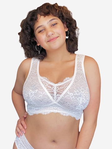 SugarShape Bralette Bra 'Eliana' in Beige: front