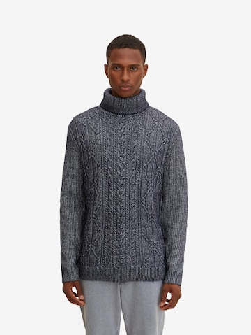 TOM TAILOR Sweater in Blue: front