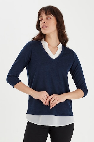 Fransa Sweater 'FRVEREXAN' in Blue: front