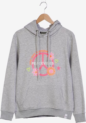 Zwillingsherz Sweatshirt & Zip-Up Hoodie in L in Grey: front