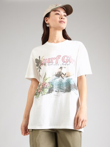 balta HOLLISTER Marškinėliai: priekis