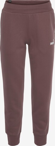 PUMA Sports trousers 'Essentials' in Purple: front