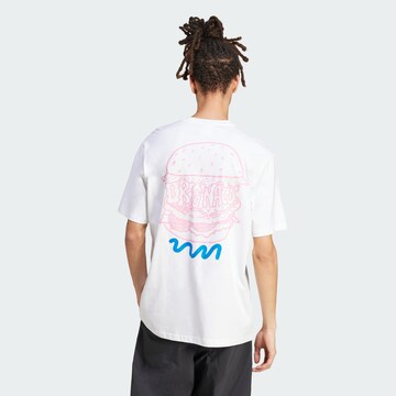 ADIDAS ORIGINALS Shirt in White: front