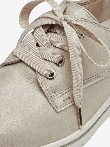 TAMARIS Lace-Up Shoes 'Pure Relax' in Beige