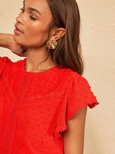 love & roses Blusa em S em lagosta, Vista do artigo