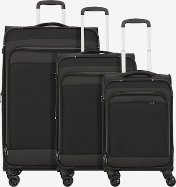 Ensemble de bagages 'Travel Line 9504' D&N en noir : devant