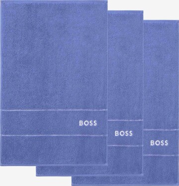 Asciugamano di BOSS in blu: frontale