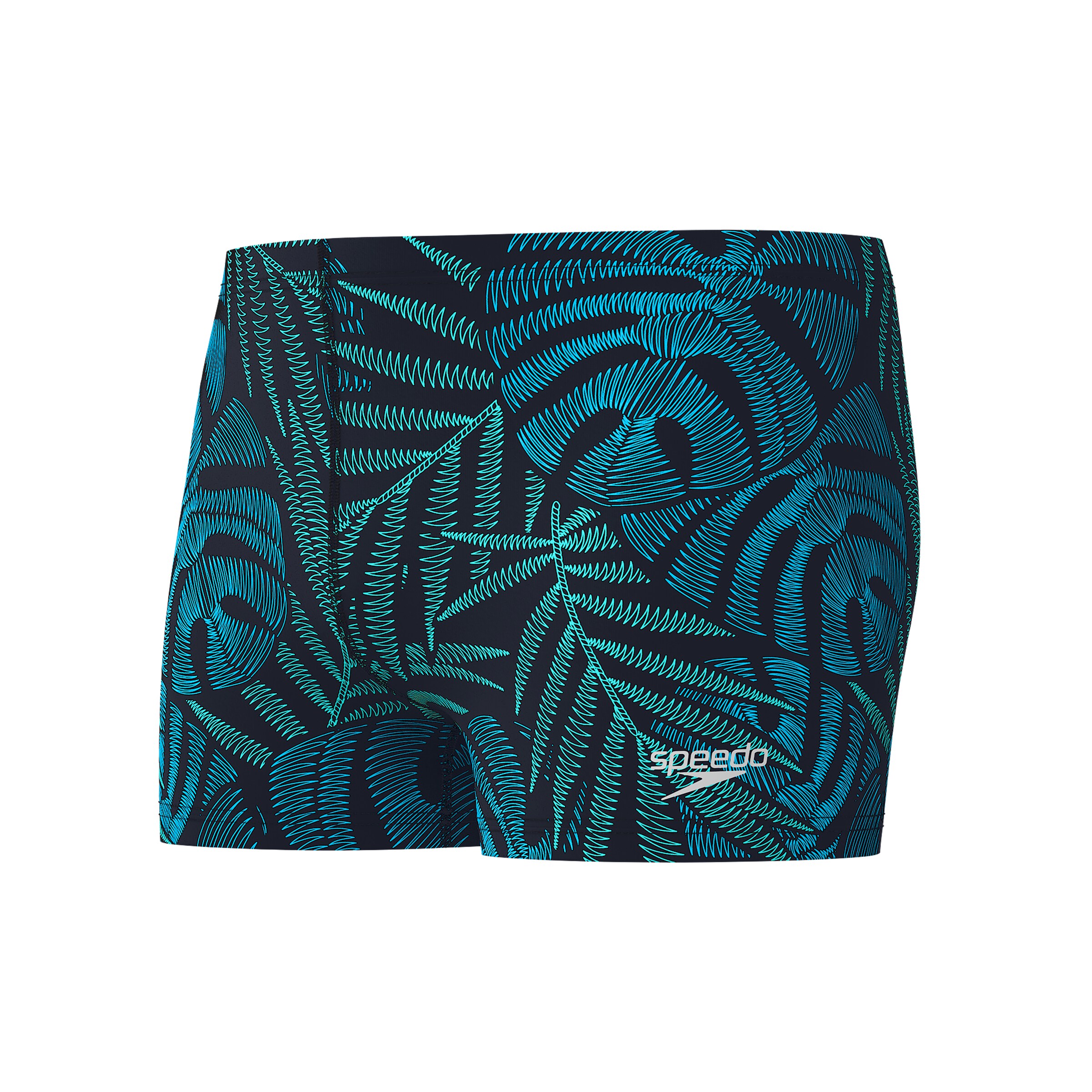 SPEEDO Athletic Swim Trunks in Black