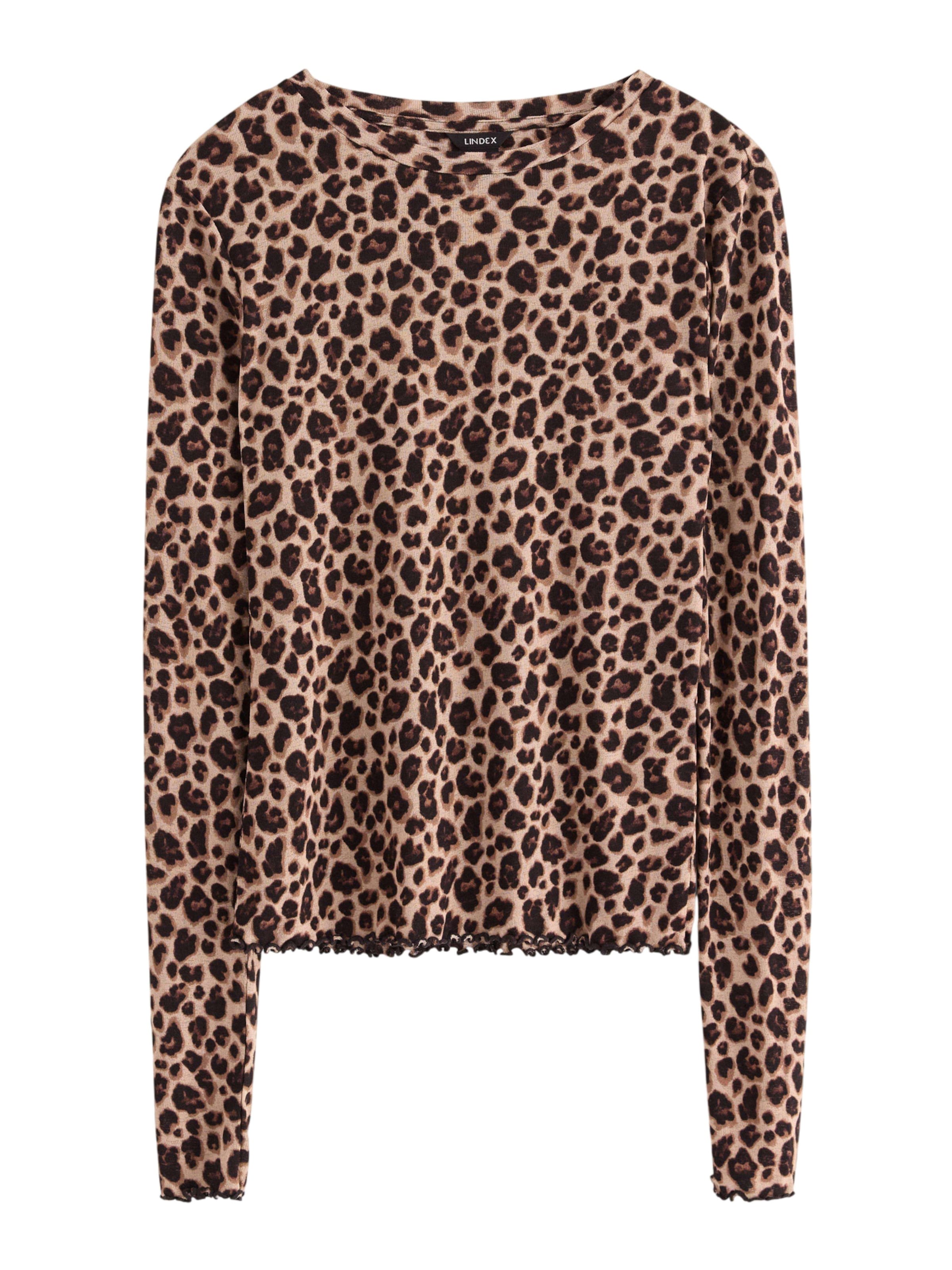 Maglietta 'Kristin' Lindex di colore marrone / cappuccino / nero, Visualizzazione prodotti