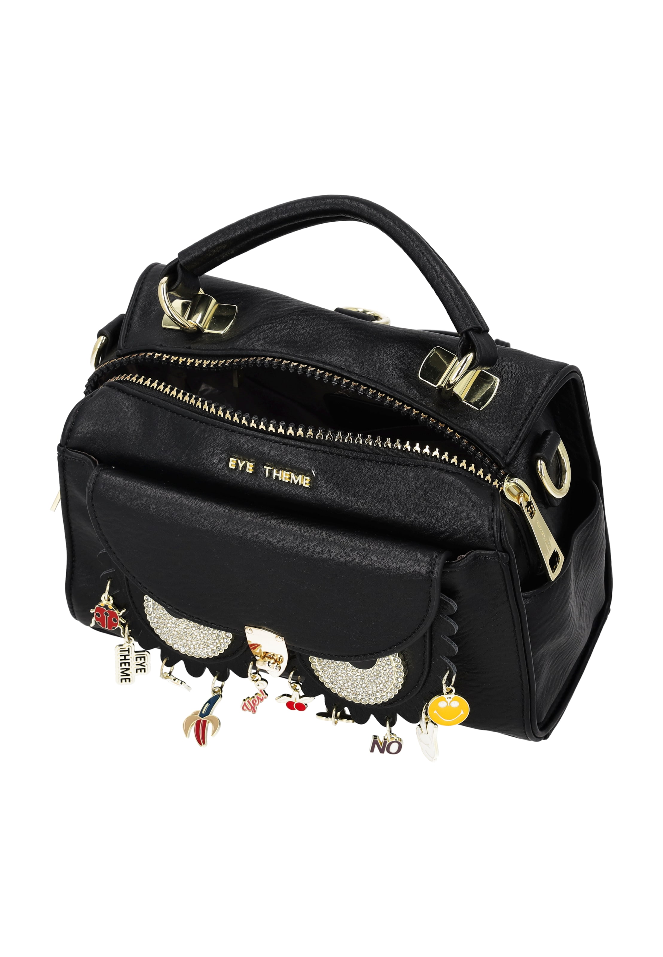 myMo Pop - Bolso de mano 'Eyetheme' en negro