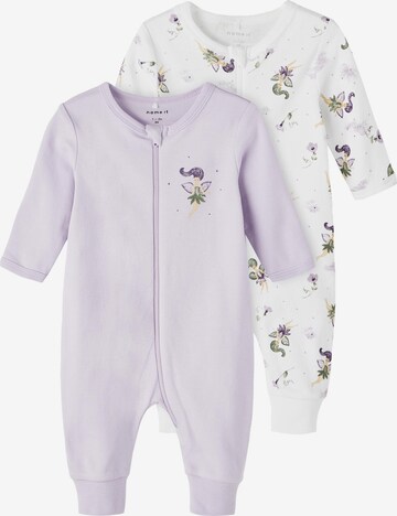 NAME IT Pajamas in Purple: front