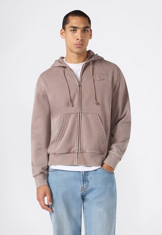 Champion Sweatjacke in Grau: Vorderseite